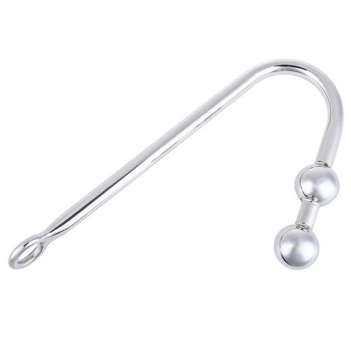 Stainless Steel Two 4417 Pleasurable Anal Balls Hook 1123